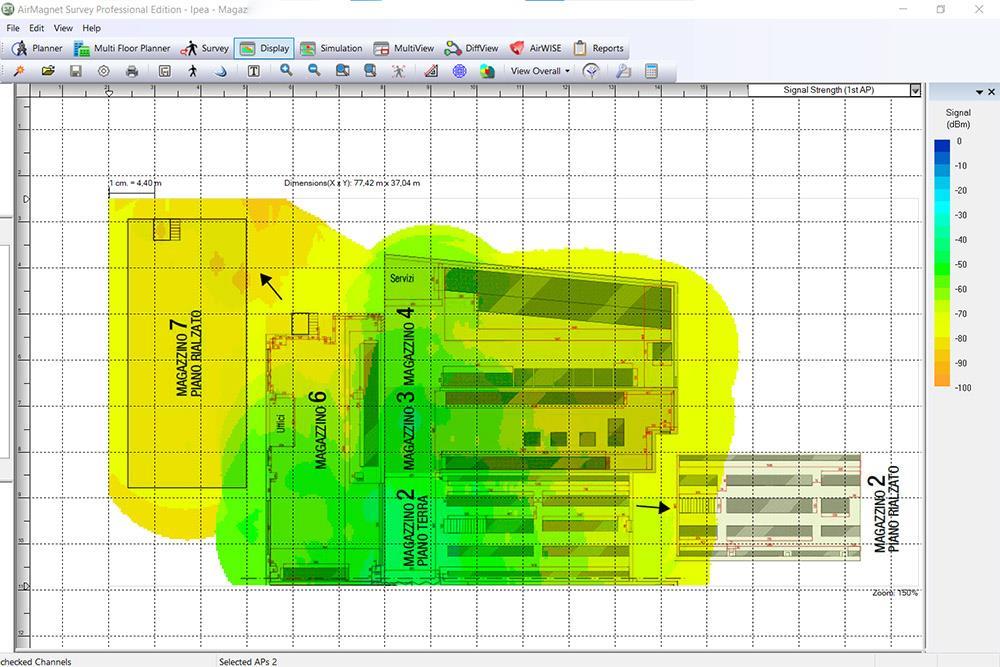 Reti industriali e<BR>Coperture Wi-Fi